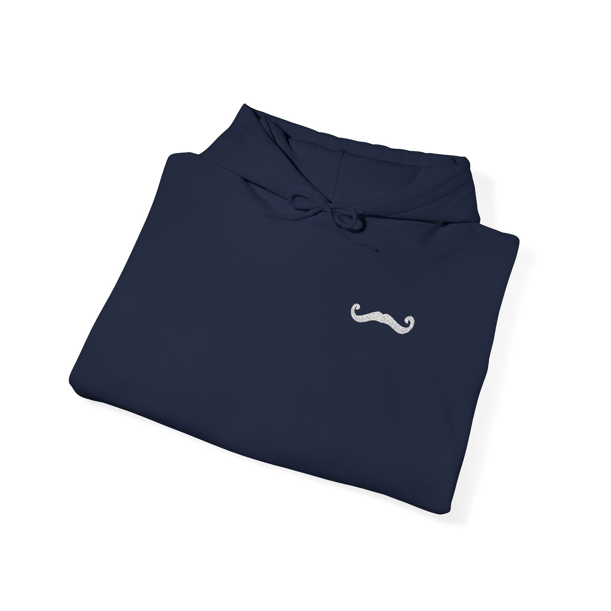 Jahan Kalantar - Signature Embroidered Hoodie White Navy