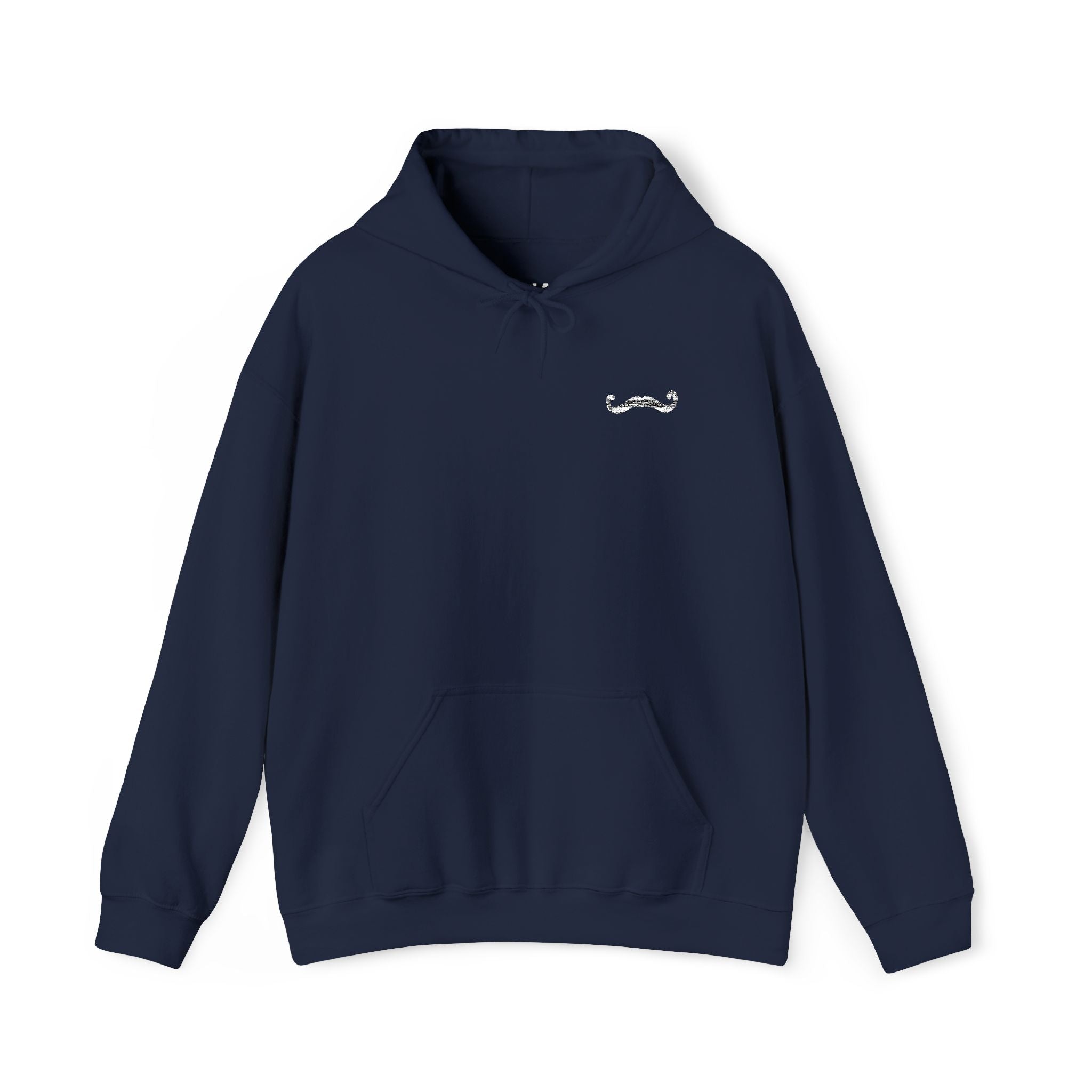 Jahan Kalantar - Signature Embroidered Hoodie White Navy